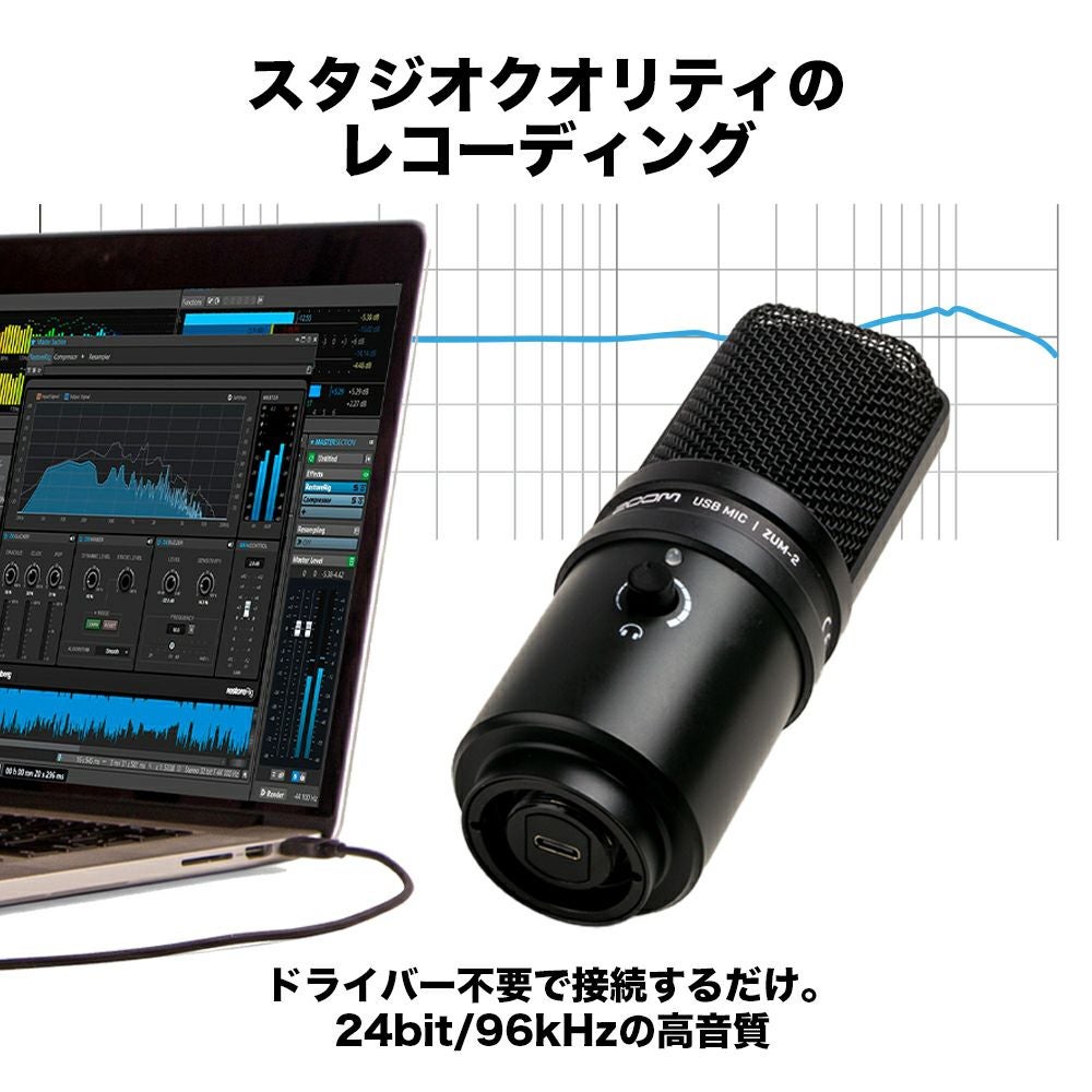 MMさま専用♪ USBマイク【ZUM-2】 | ZOOM STORE