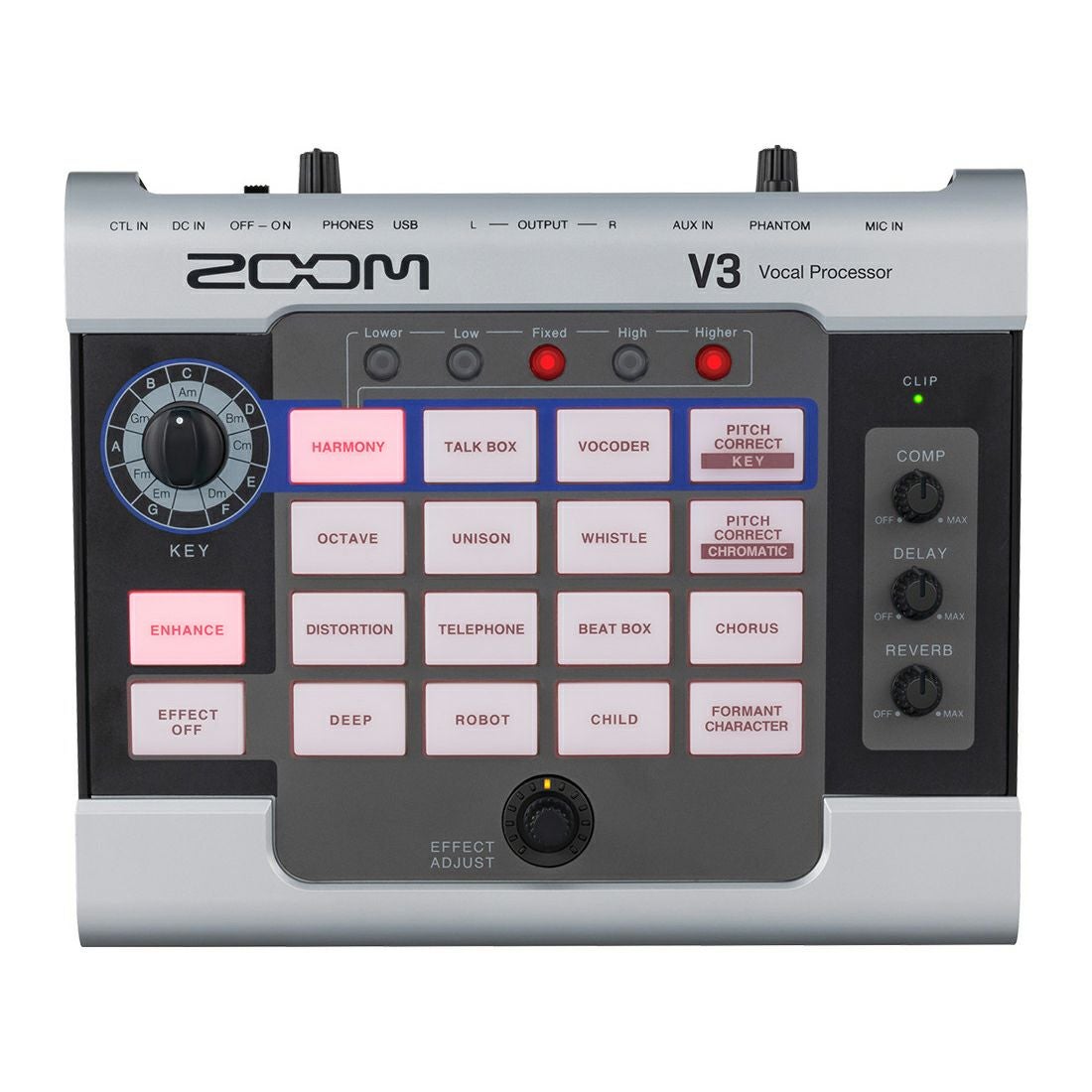 ZOOM V3 ボーカルエフェクター ボーカルエフェクター【V3】 | ZOOM STORE