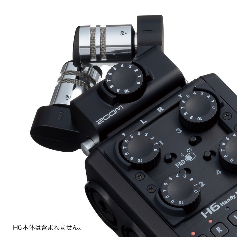 90°/ 120°対応XYステレオマイク【XYH-6/BLK】 | ZOOM STORE