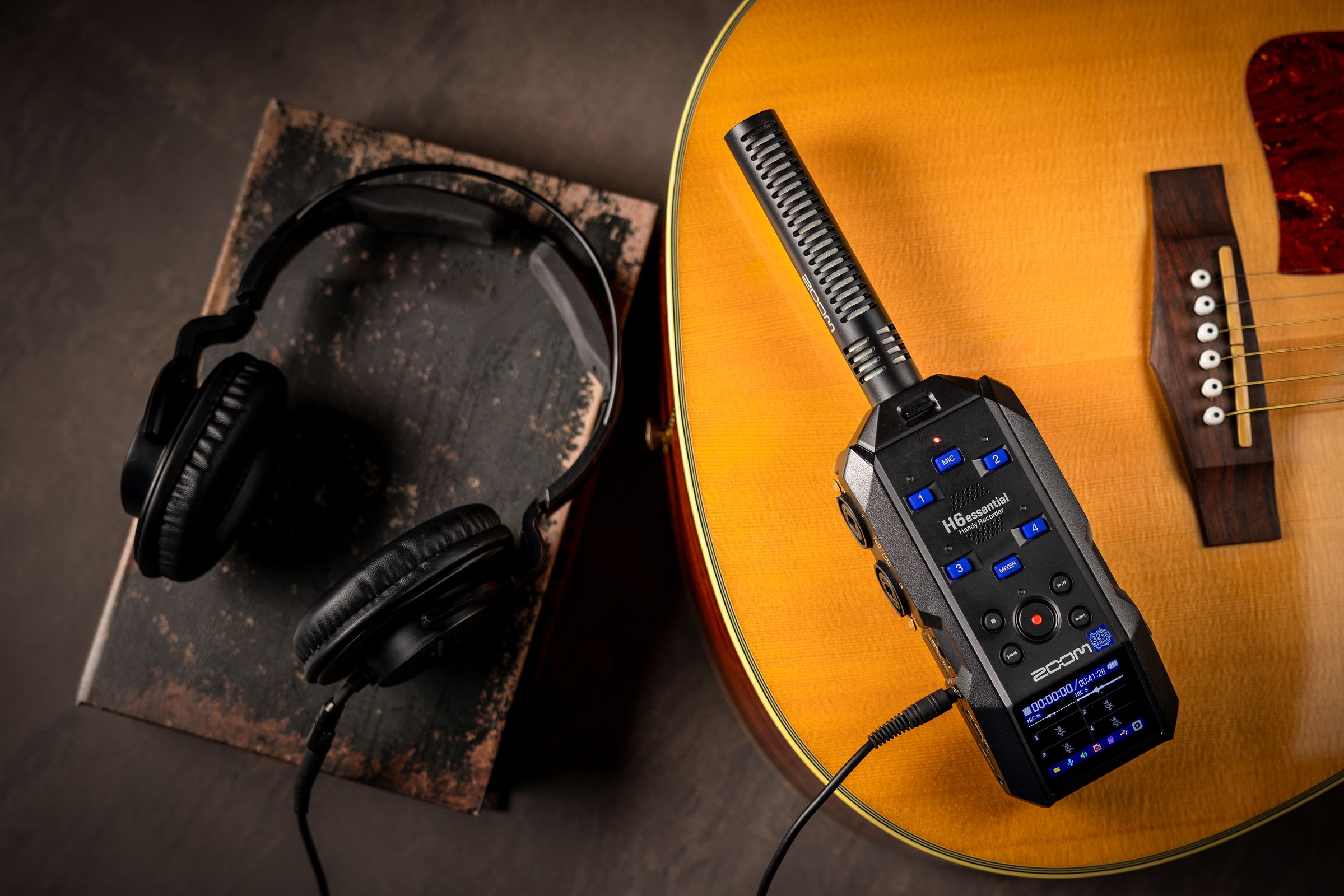 ステレオショットガンマイク【SSH-6e】H6studio/H5studio/H6essential